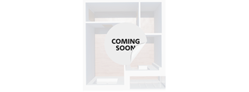 A white circle with the words "COMING SOON" in black text.