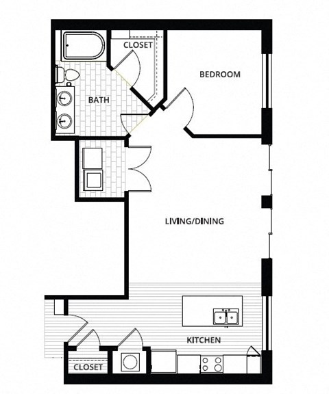 a small floor plan of a house