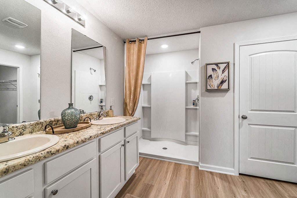 Renovated Bathrooms With Quartz Counters at Rock Ridge, Pensacola, 32526