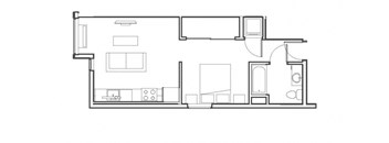 black and white drawing of the upper floor plan of a house