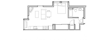 a black and white floor plan of a house