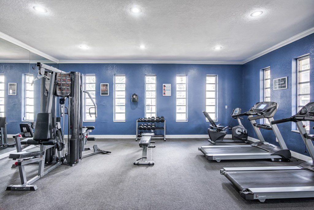 Coronado Springs Apartments in Palm Springs Florida photo of fitness center