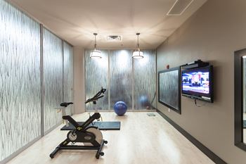 Two State-Of-The-Art Fitness Facility With Yoga And Strength Training at Cosmopolitan Apartments, Saint Paul, MN