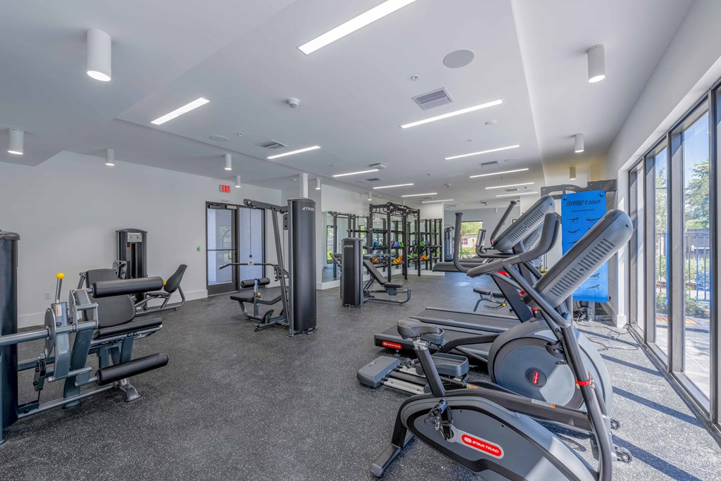 Countyline Apartments in Miami FL photo of fitness center with cardio equpiment