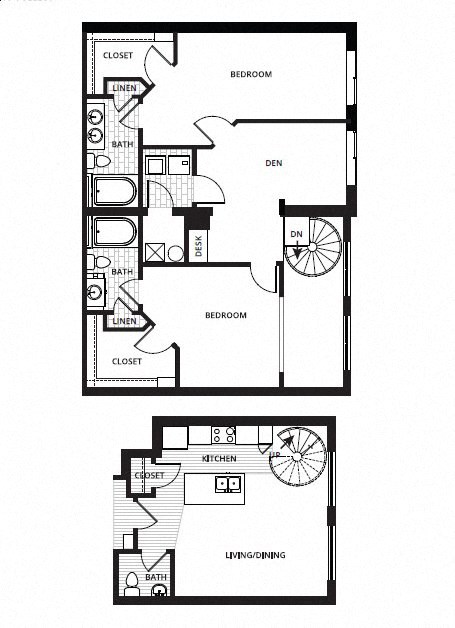 floor plan photo of the residence at the cor in ramsey, mn