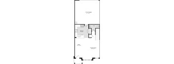 the floor plan of 2 car garage apartment