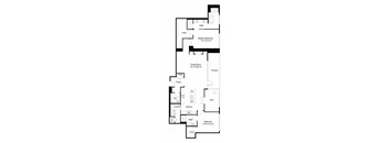 a black and white floor plan of a house