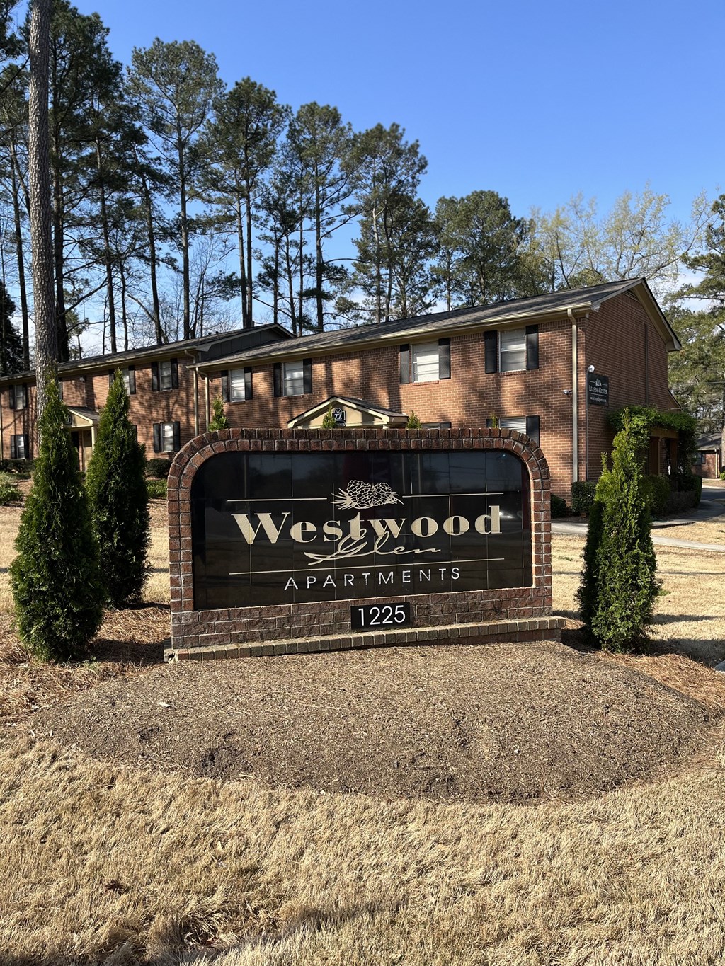 Westwood Glen apartments in Atlanta Georgia photo of monument sign