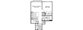 a floor plan of a bedroom house with a bathroom and a living room