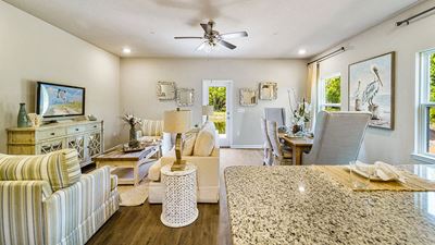 Living Room With Kitchen View at Gulf Stream, Orange Beach