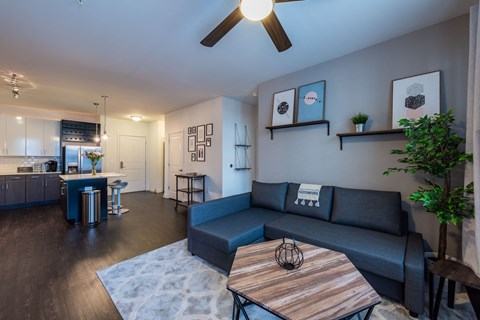 Station R Apartments in Atlanta GA photo of living room