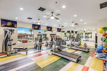 Fully equipped fitness center