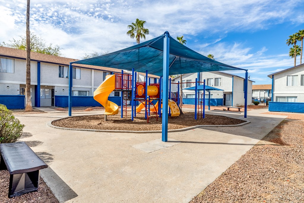 Playground at Midtown on Seneca, a pet-friendly apartment community near East Central Tucson, Tucson, AZ
