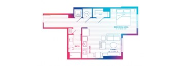 a drawing of a floor plan of a house