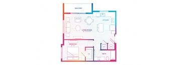 a drawing of a floor plan of a house