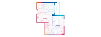 blueprint of a floor plan of a house