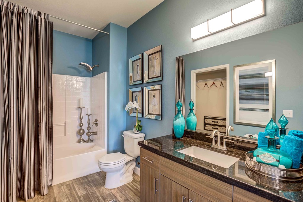 a bathroom with a sink and a toilet