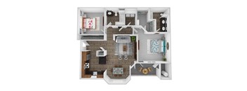 Escape 2 Bedroom 2 Bath 1359 square feet