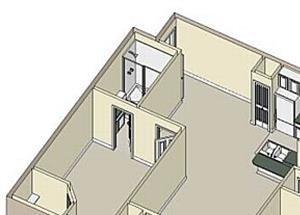3 Bed - 2 Bath |1272 sq ft floorplan 3 Bed - 2 Bath |1272 sq ft floorplan