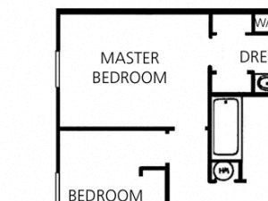 4 Bed - 2 Bath |1600 sq ft 4 Bed - 2 Bath |1600 sq ft floorplan