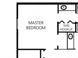 3 Bed - 2 Bath |1550 sq ft 3 Bed - 2 Bath |1550 sq ft floorplan