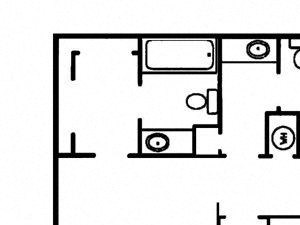 2 Bed - 2 Bath |1000 sq ft 2 Bed - 2 Bath |1000 sq ft floorplan