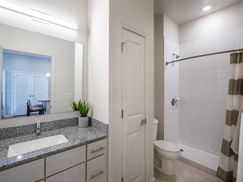 Icaria on Pinellas apartments in Tarpon Springs, FL photo of bathroom - Photo Gallery 12