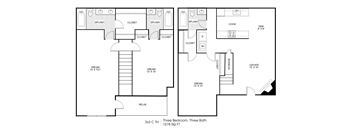 3BR/3BA 1,578 sq. ft.