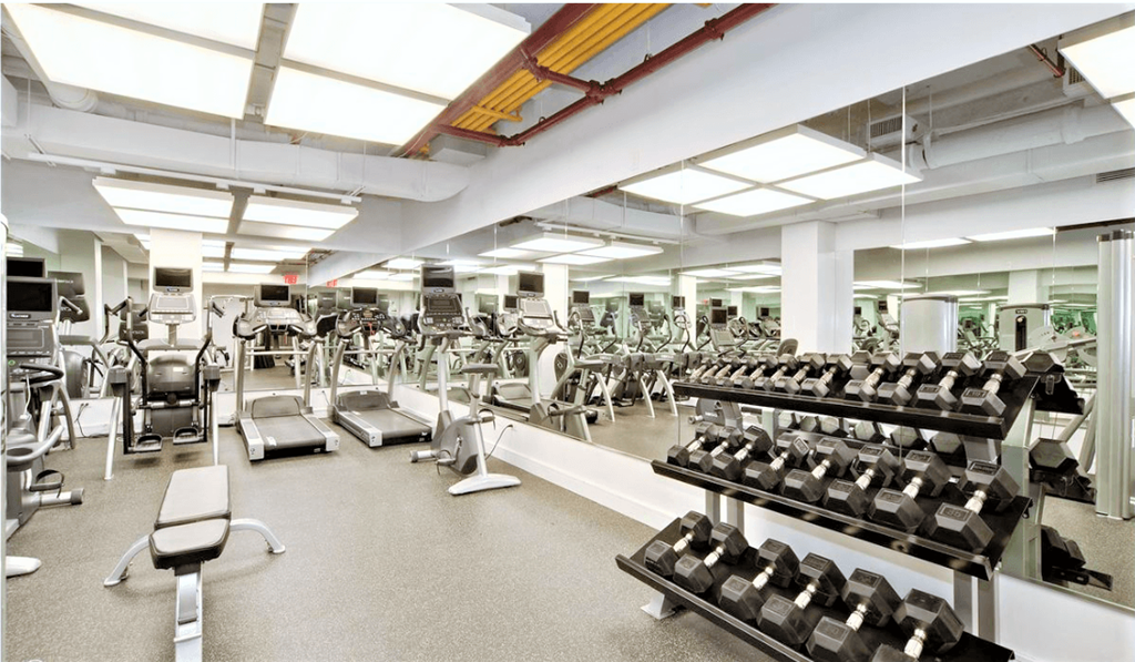 Upper Eastside, NYC Luxury Apartments For Rent - 85 East End Avenue - Fitness Center Equipped With Cardio Machines, Free-Weights, Workout Bench, And Full-Body Mirrors