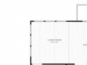 B4A, 2 Bed 2 Bath 1138 square feet floor plan