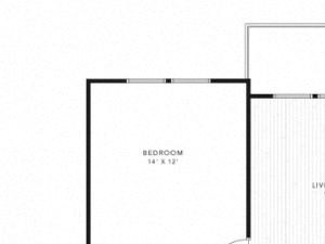 B6, 2 Bed 2 Bath 1188 square feet floor plan