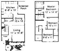 THE MAJESTIC Floorplan The Majestic, 3 Bed, 2 Bath, 1723 sq. ft.