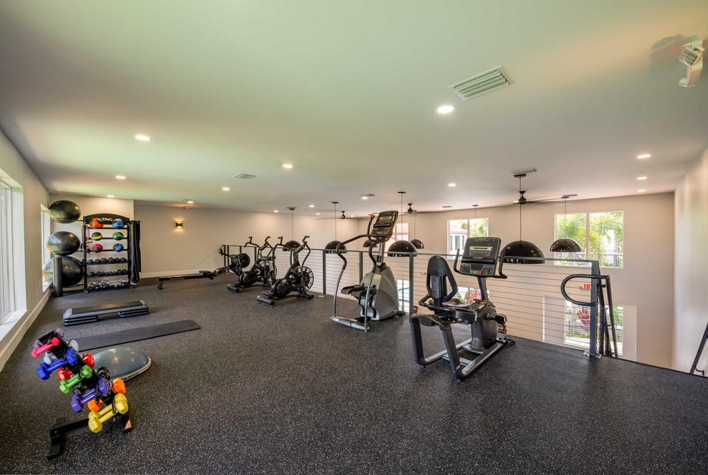 Gatehouse on the Green Apartments in Plantation, FL photo of fitness center