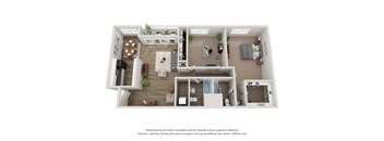 Grand Arbor Reserve apartments in Raleigh, NC photo of two bedroom apartment.