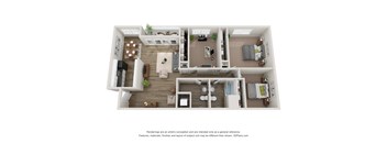 Grand Arbor Reserve apartments in Raleigh, NC photo of three bedroom apartment