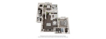 two bedroom floorplan