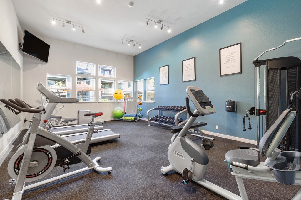 updated fitness center