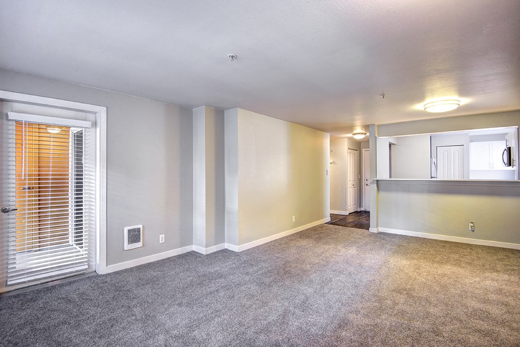 spacious living and dining room areas