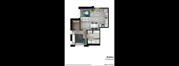 bedroom floor plan an in 2 bed 1 bath