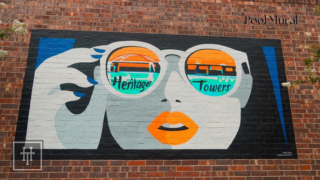 Heritage Towers Apartments a mural on the side of a building lewisville tx apartments apartments near lewisville tx lewisville apartments