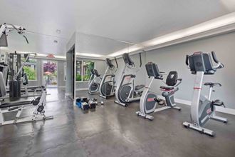 Apartments in Santa Clara - Hidden Lake - Fitness Center with Bicycles, Elliptical, and Weight Machines