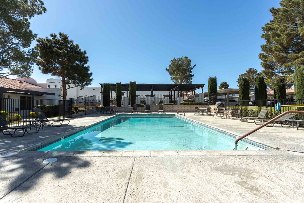 High Desert Villas apartments in Victorville California  sparkling swimming pool at our apartments