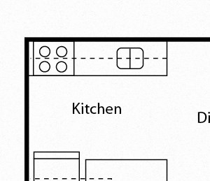 SEDONA 2/1 SEDONA 2 bed 1 bath floorplan