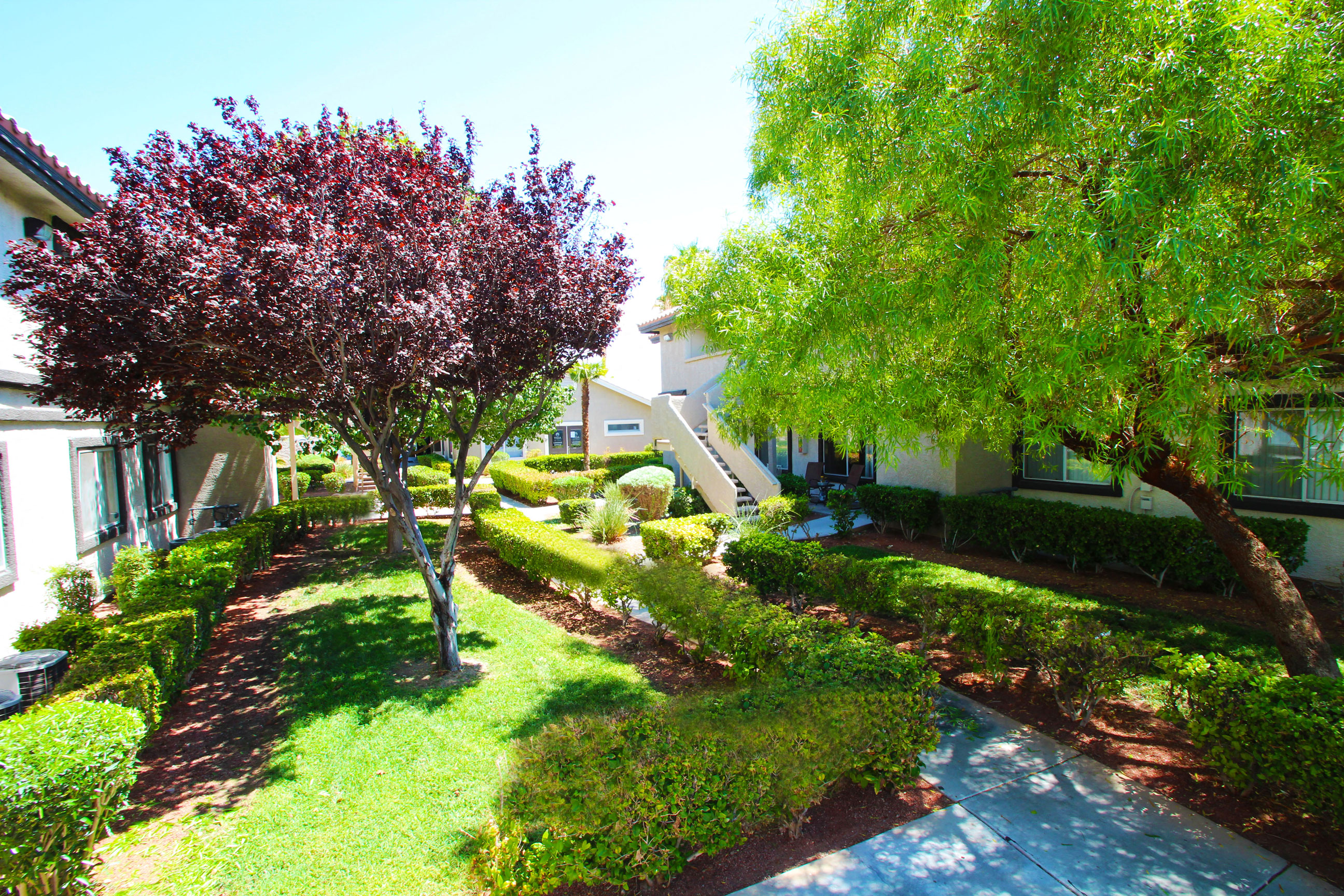 plenty of green spaces