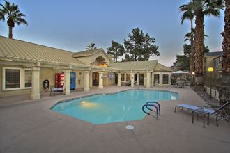 Heated swimming pool