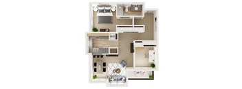 Large 1 Bed with Den Stack 10