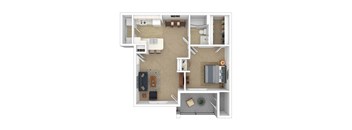 3D Rendering of floor plan
