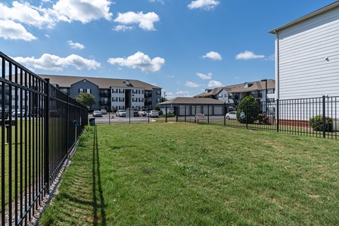 Lancaster Place Apartments in Calera Alabama photo of green space