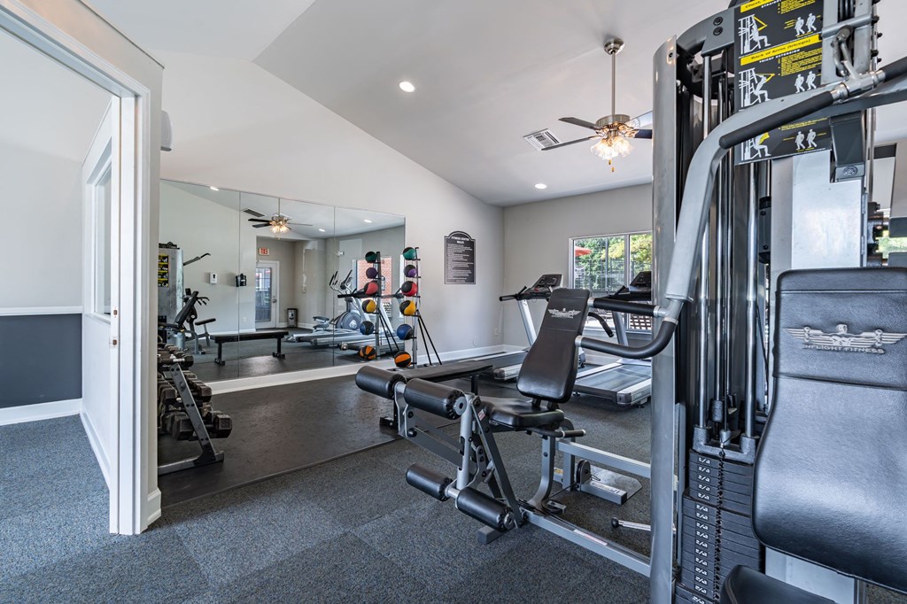Lancaster Place Apartments in Calera Alabama photo of fitness center