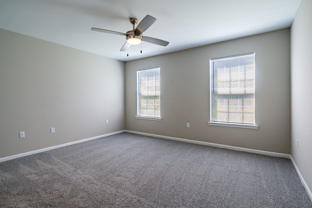 Lancaster Place Apartments in Calera Alabama photo of kitchen with spacious bedroom